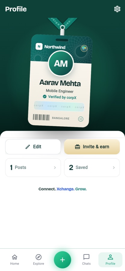 A member's verified company pass